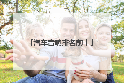 开云体育 开云官网汽车音响排行榜(全球汽车音响排名前十)(图3)